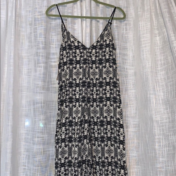zara black and white jumpsuit